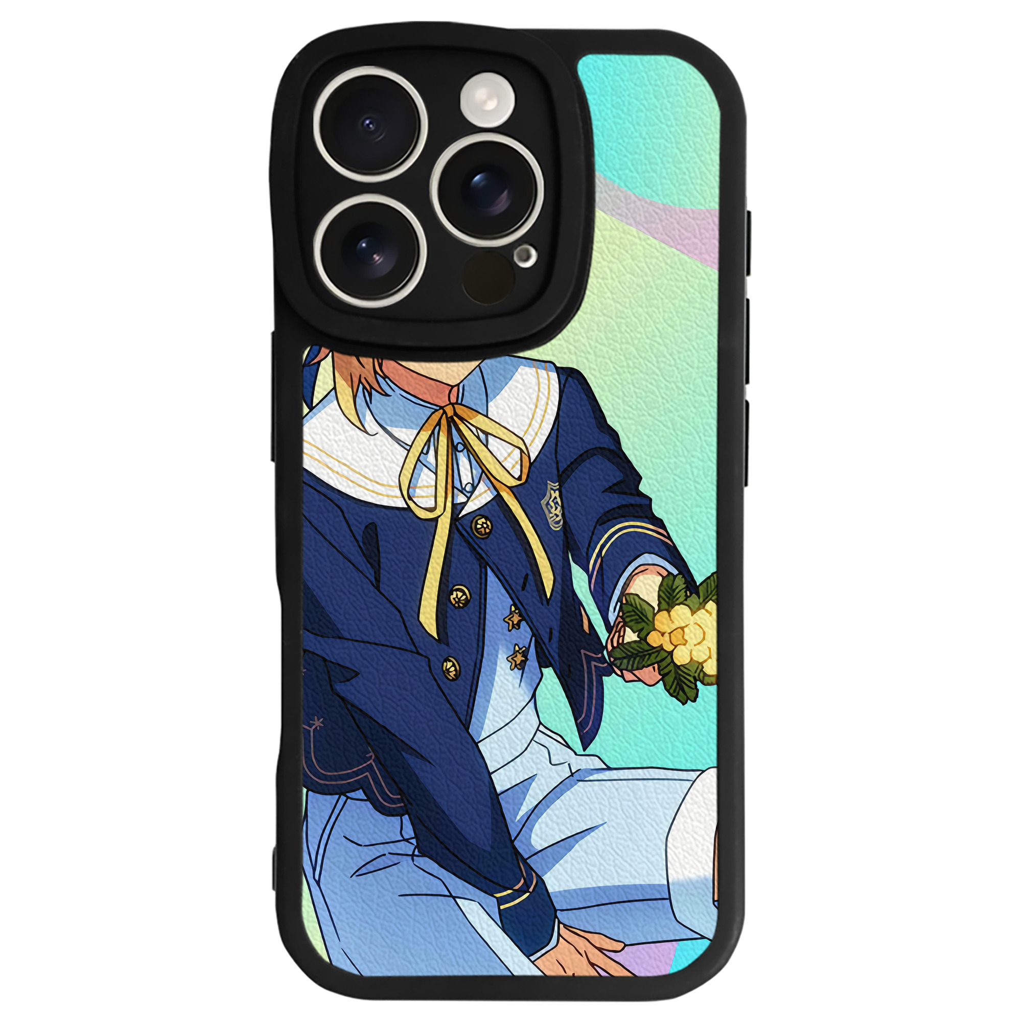 （画像用） あんさんぶるスターズ! Ensemble Stars 【iPhone 16シリーズ対応】シリコンスマホケース（レザー調） 材質：シリコン